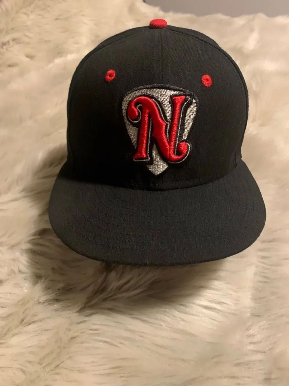 Nashville Sounds MiLB New Era Guitar Pick 59Fifty Fitted Team Hat 6 7/8